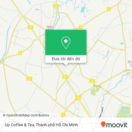 Bản đồ Up Coffee & Tea, ĐƯỜNG Đồng Tâm Huyện Hóc Môn, Thành Phố Hồ Chí Minh