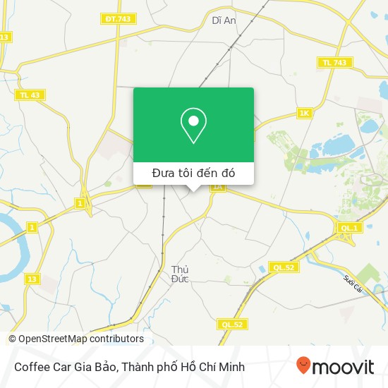 Bản đồ Coffee Car Gia Bảo, ĐƯỜNG Số 4 Xã An Bình, Huyện Dĩ An