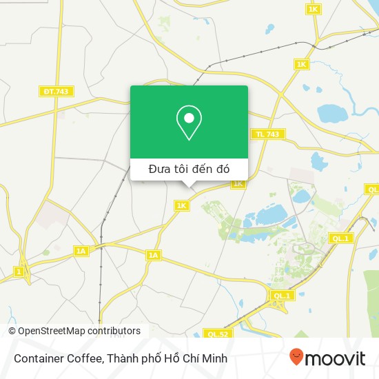 Bản đồ Container Coffee, ĐƯỜNG G52 Xã Đông Hòa, Huyện Dĩ An