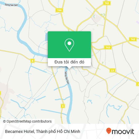 Bản đồ Becamex Hotel, ĐƯỜNG Nguyễn Tri Phương Phường Chánh Nghĩa, Thành Phố Thủ Dầu Một