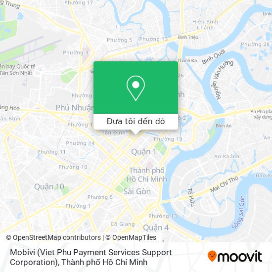 Bản đồ Mobivi (Viet Phu Payment Services Support Corporation)