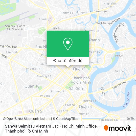 Bản đồ Sanwa Seimitsu Vietnam Jsc - Ho Chi Minh Office