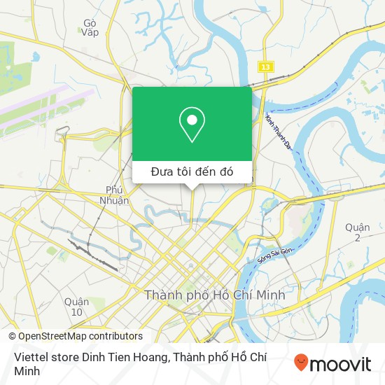 Bản đồ Viettel store Dinh Tien Hoang