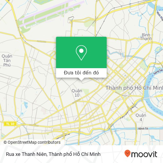 Bản đồ Rua xe Thanh Niên