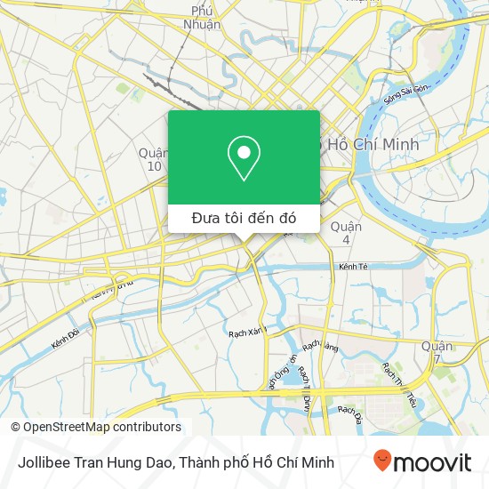 Bản đồ Jollibee Tran Hung Dao