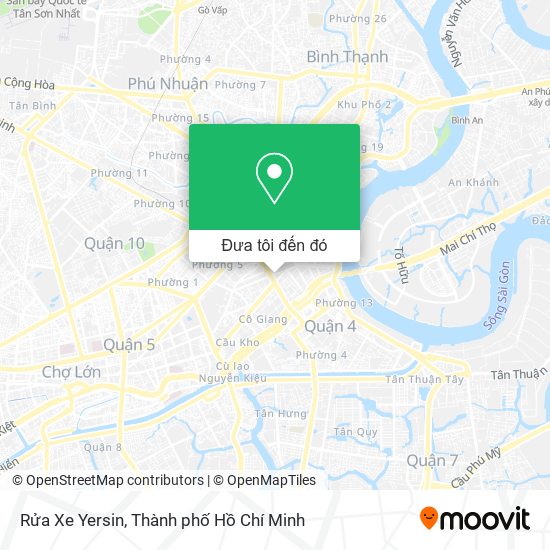 Bản đồ Rửa Xe Yersin