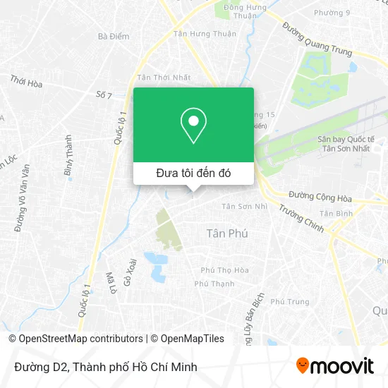 Bản đồ Đường D2