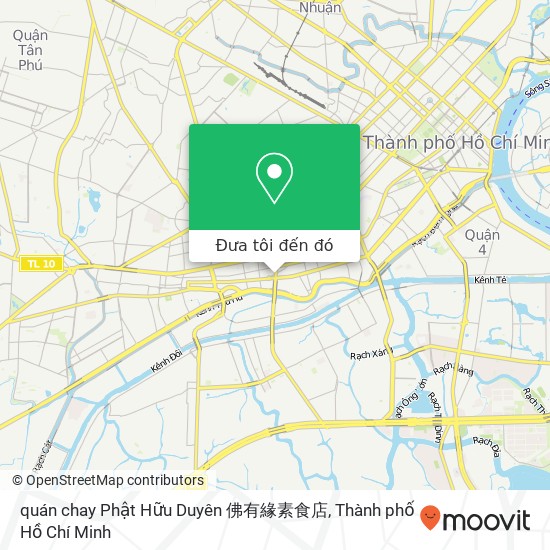 Bản đồ quán chay Phật Hữu Duyên 佛有緣素食店