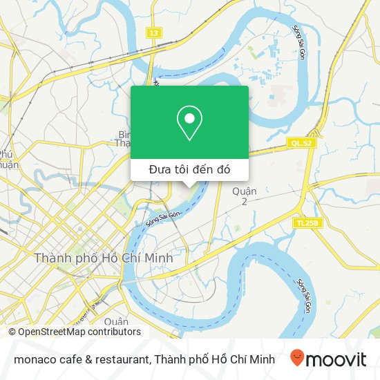 Bản đồ monaco cafe & restaurant