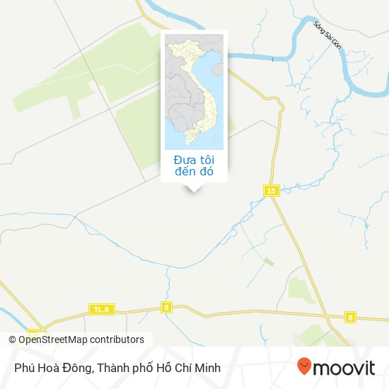 Bản đồ Phú Hoà Đông