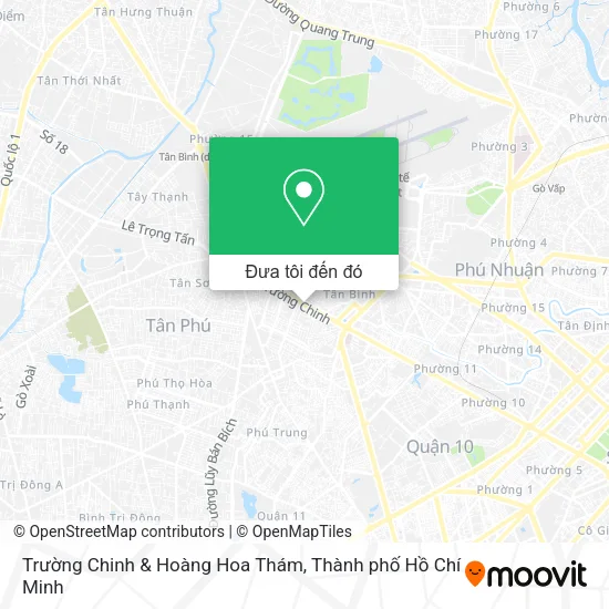 Bản đồ Trường Chinh & Hoàng Hoa Thám