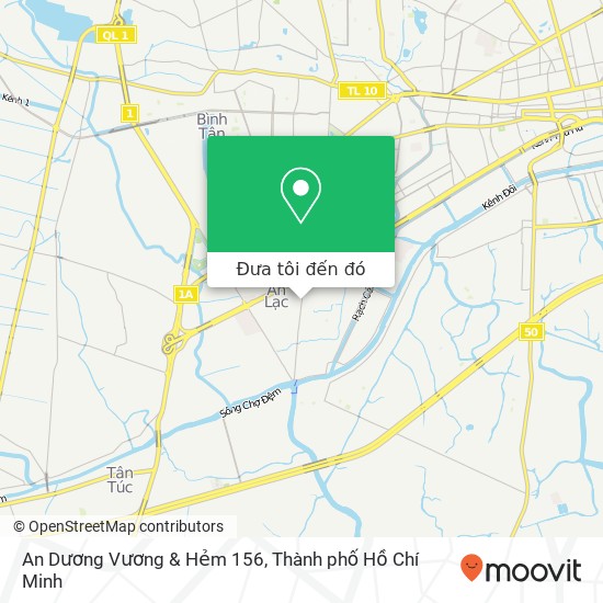 Bản đồ An Dương Vương & Hẻm 156