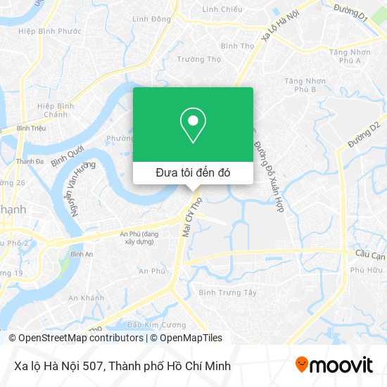 Bản đồ Xa lộ Hà Nội 507