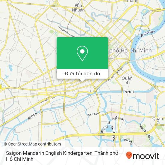 Bản đồ Saigon Mandarin English Kindergarten