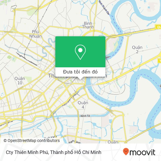 Bản đồ Cty Thiên Minh Phú