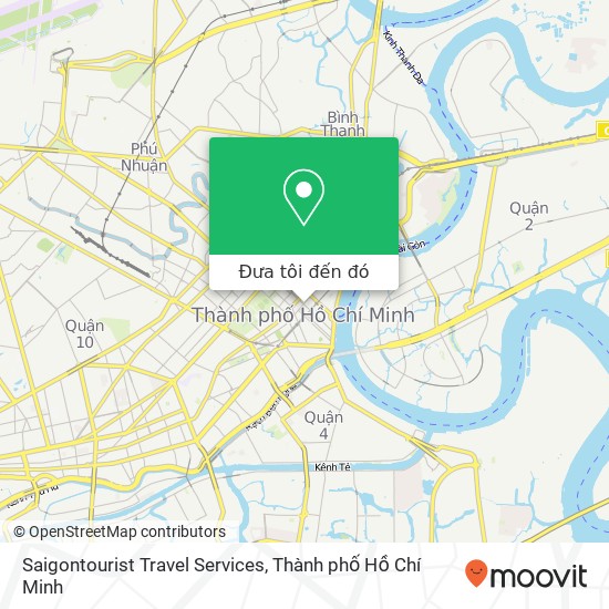 Bản đồ Saigontourist Travel Services