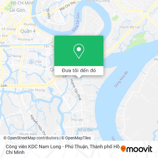Bản đồ Công viên KDC Nam Long - Phú Thuận
