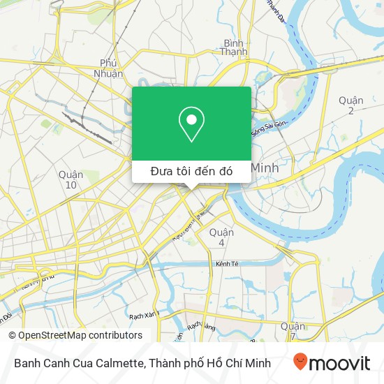 Bản đồ Banh Canh Cua Calmette