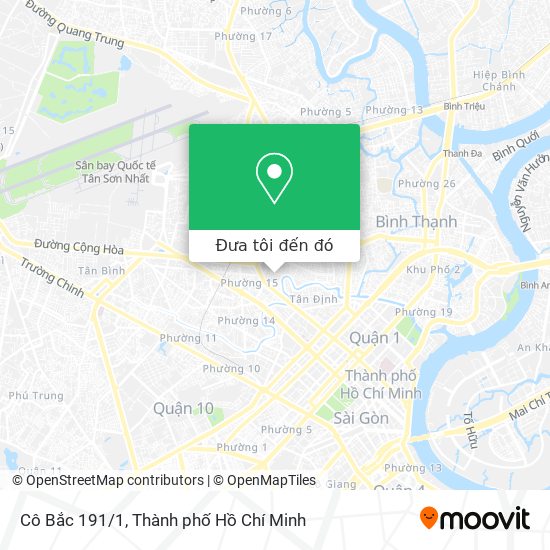 Bản đồ Cô Bắc 191/1