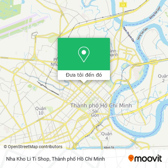 Bản đồ Nha Kho Li Ti Shop