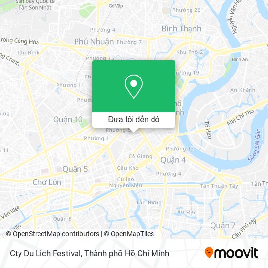Bản đồ Cty Du Lich Festival