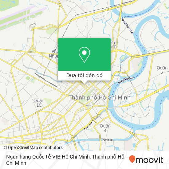 Bản đồ Ngân hàng Quốc tế VIB Hồ Chí Minh