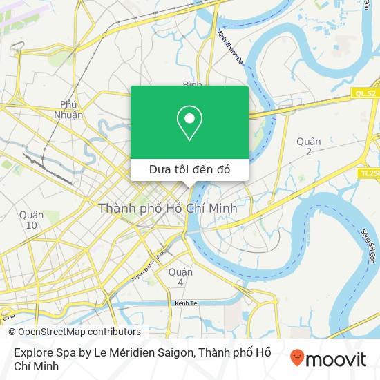Bản đồ Explore Spa by Le Méridien Saigon