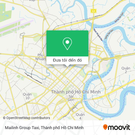 Bản đồ Mailinh Group Taxi
