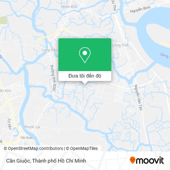 Bản đồ Cần Giuộc