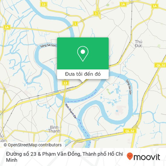 Bản đồ Đường số 23 & Phạm Văn Đồng