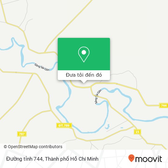 Bản đồ Đường tỉnh 744