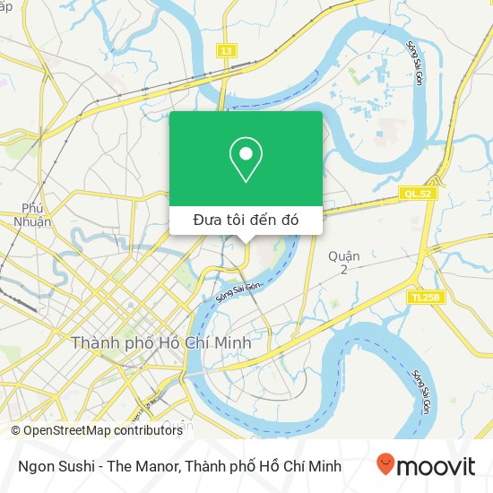 Bản đồ Ngon Sushi - The Manor