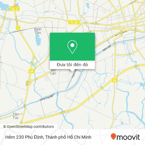 Bản đồ Hẻm 230 Phú Định