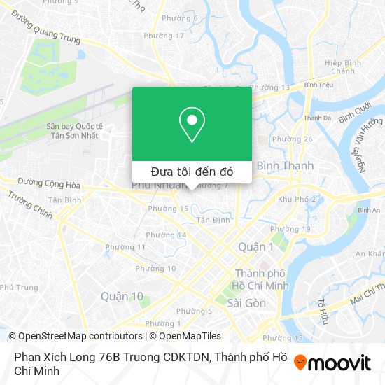 Bản đồ Phan Xích Long 76B Truong CDKTDN
