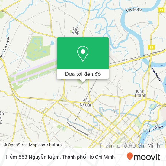 Bản đồ Hẻm 553 Nguyễn Kiệm