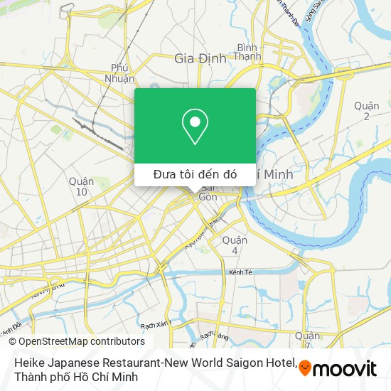 Bản đồ Heike Japanese Restaurant-New World Saigon Hotel