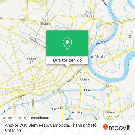 Bản đồ Angkor Wat, Siem Reap, Cambodia