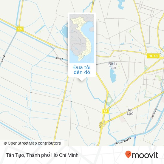 Bản đồ Tân Tạo