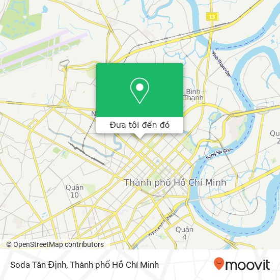 Bản đồ Soda Tân Định