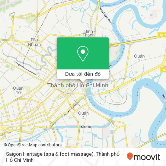 Bản đồ Saigon Heritage (spa & foot massage)