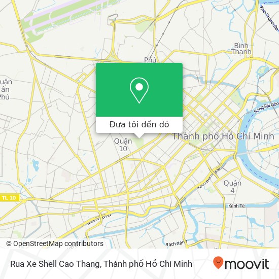Bản đồ Rua Xe Shell Cao Thang