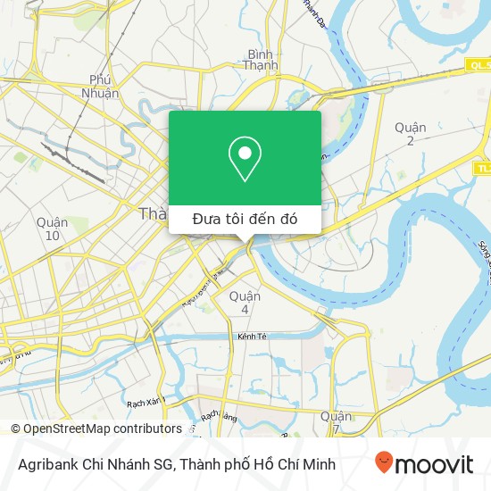 Bản đồ Agribank Chi Nhánh SG