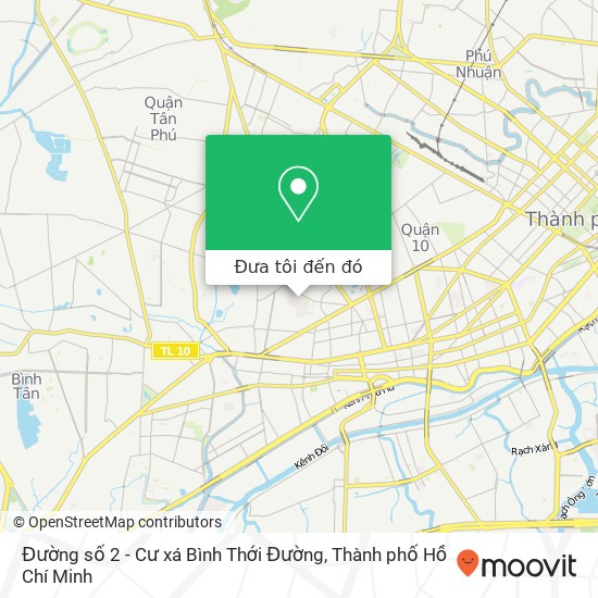 Bản đồ Đường số 2 - Cư xá Bình Thới Đường