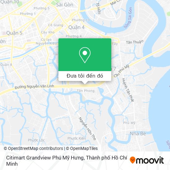 Bản đồ Citimart Grandview Phú Mỹ Hưng