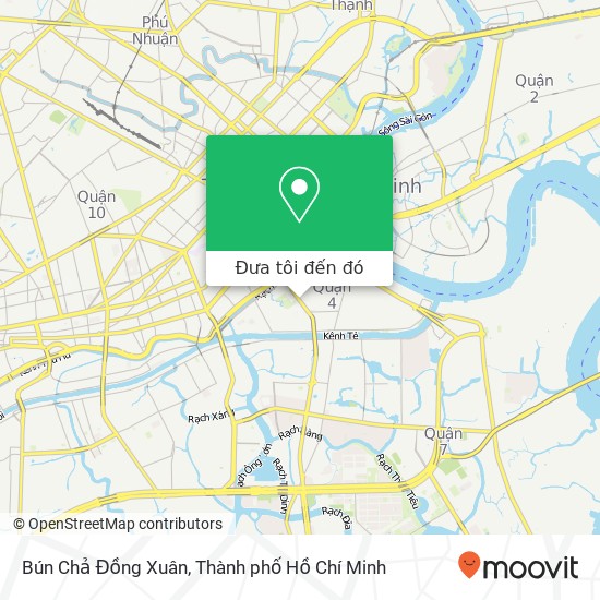 Bản đồ Bún Chả Đồng Xuân