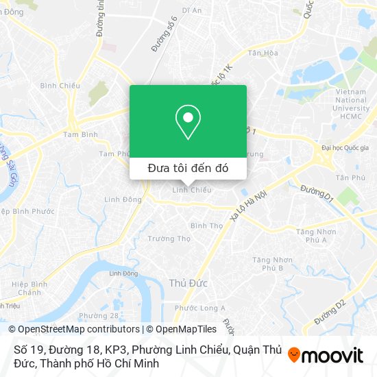Bản đồ Số 19, Đường 18, KP3, Phường Linh Chiểu, Quận Thủ Đức