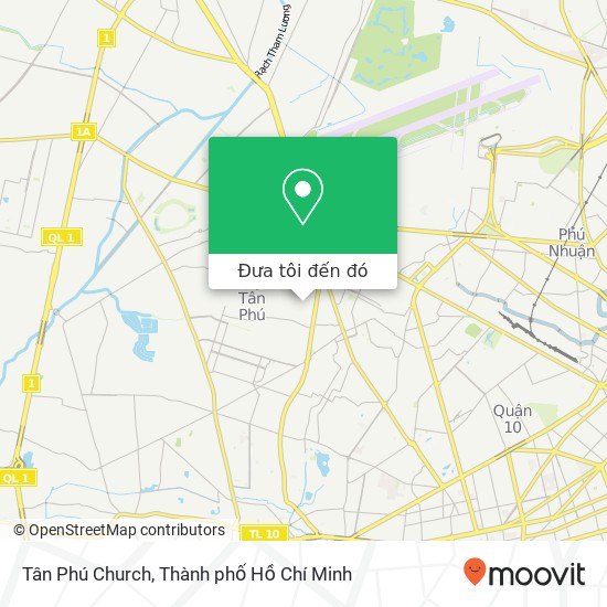 Bản đồ Tân Phú Church