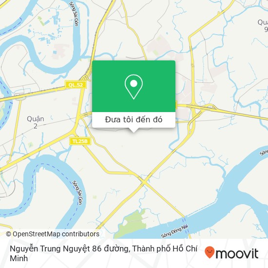 Bản đồ Nguyễn Trung Nguyệt 86 đường