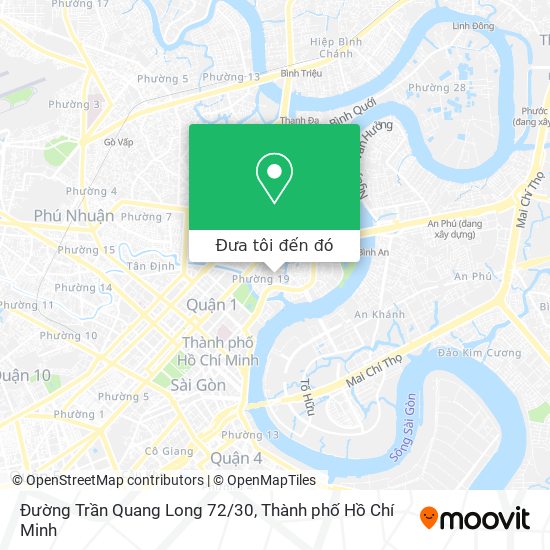 Bản đồ Đường Trần Quang Long 72/30