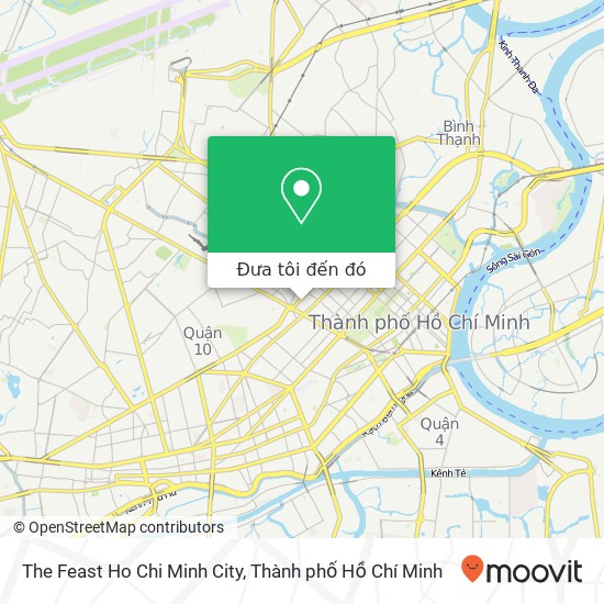 Bản đồ The Feast Ho Chi Minh City